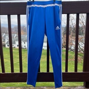Adidas men’s Royal Blue and White Joggers
